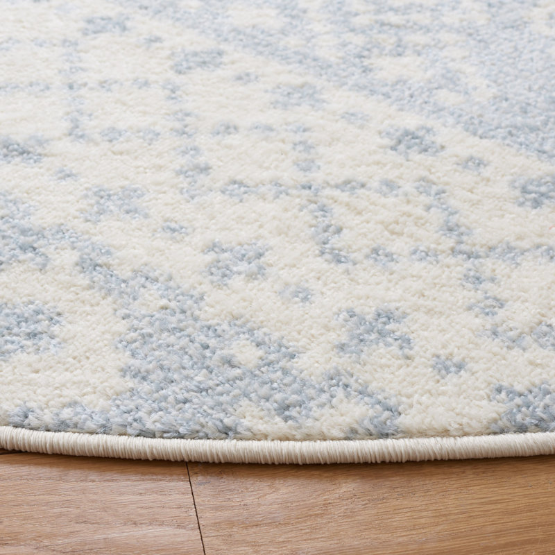 Wynn Southwestern Indoor/Outdoor Rug, Round 6'