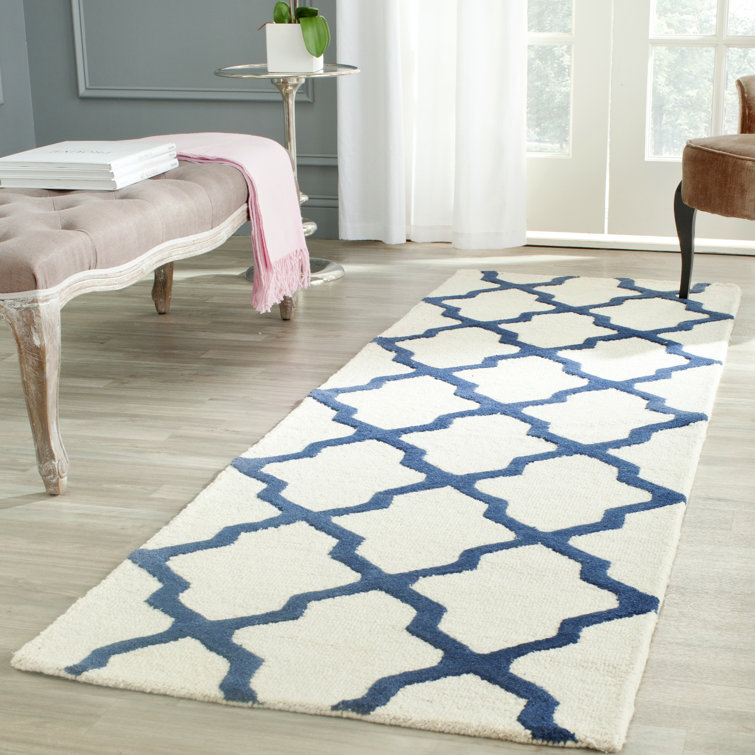 Darbonne Geometric Wool Hand Woven Area Rug