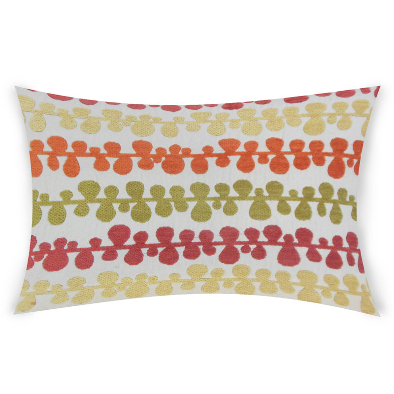 Nick Floral Feather Reversible Throw Pillow