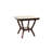 Solid Wood Counter Height Dining Table With Shelf - Modern Attraction