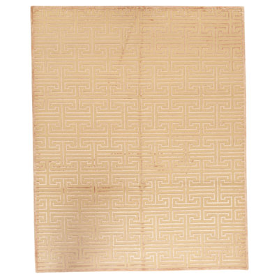 Tapis rectangulaire noué à la main