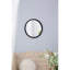 Miroir mural circulaire 20 "x 20" avec cadre en bois, miroir mural pour salon, salle à manger, vestibule, salle de bain, bureau-1374829509