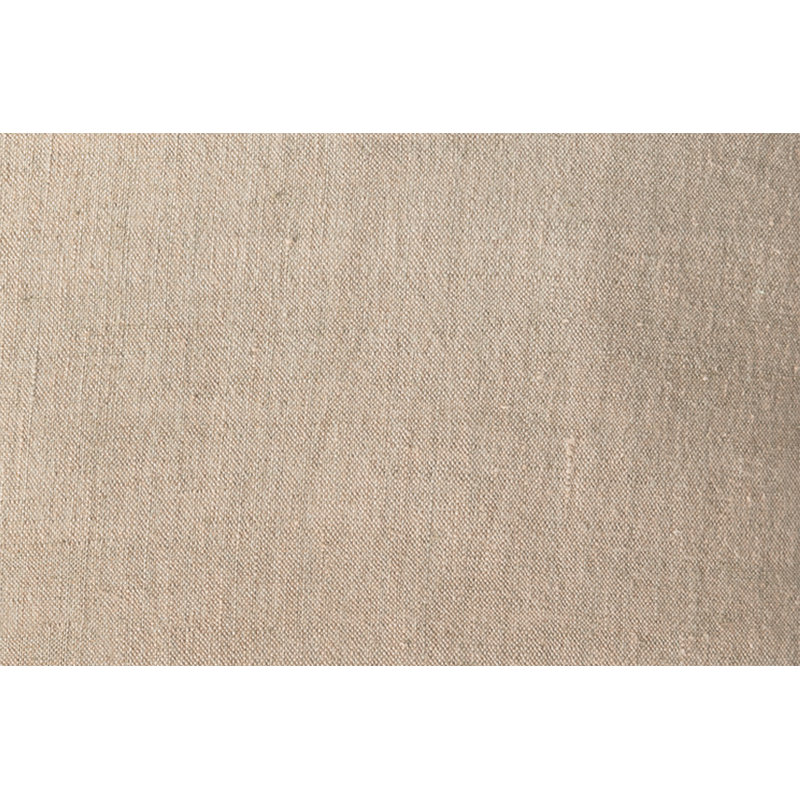 Fringed Linen Reversible Throw Pillow, Beige