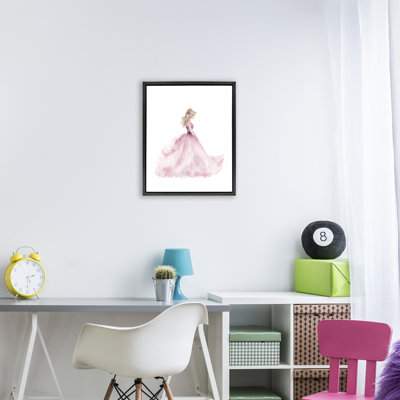 Princess Joy Ballgown Floating Frame, design by Christine Simpson Art