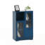 Wood Accent cabinet with glass door and open storage-534980860