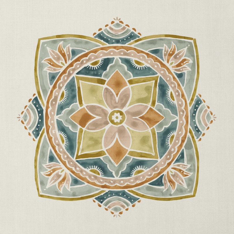 Summer Mandala II, H 12 po x l 12 po x P 1,25 po