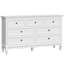 Commode 7 tiroirs Modern White