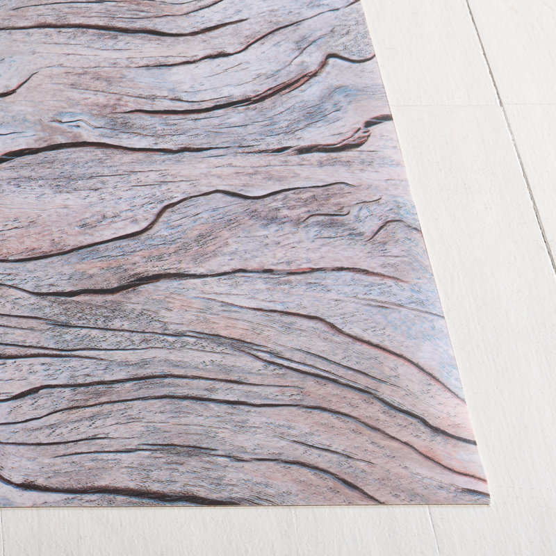 Vinyl Floor N/A Pvc Abstract Indoor Rug, Rectangle 3'3" x 5'