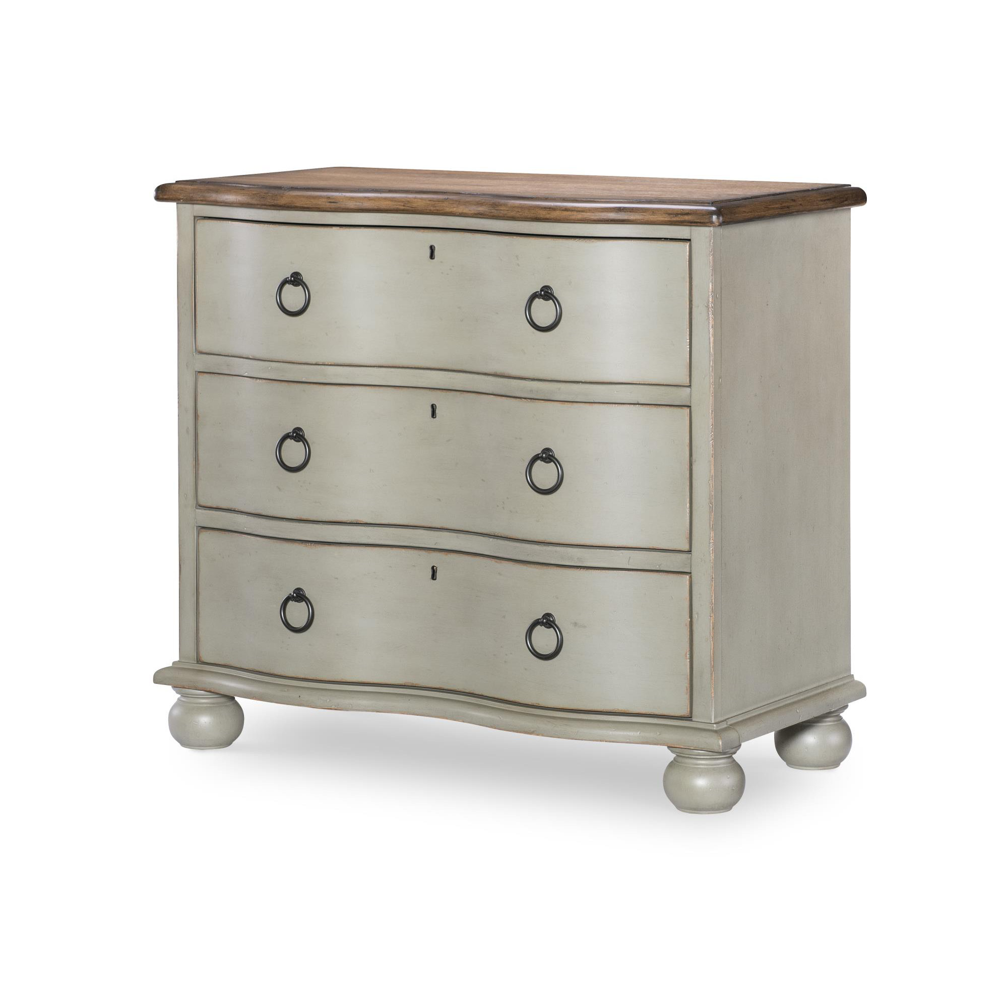 Country Living 3-Drawer Accent Chest, Brown/Light Gray