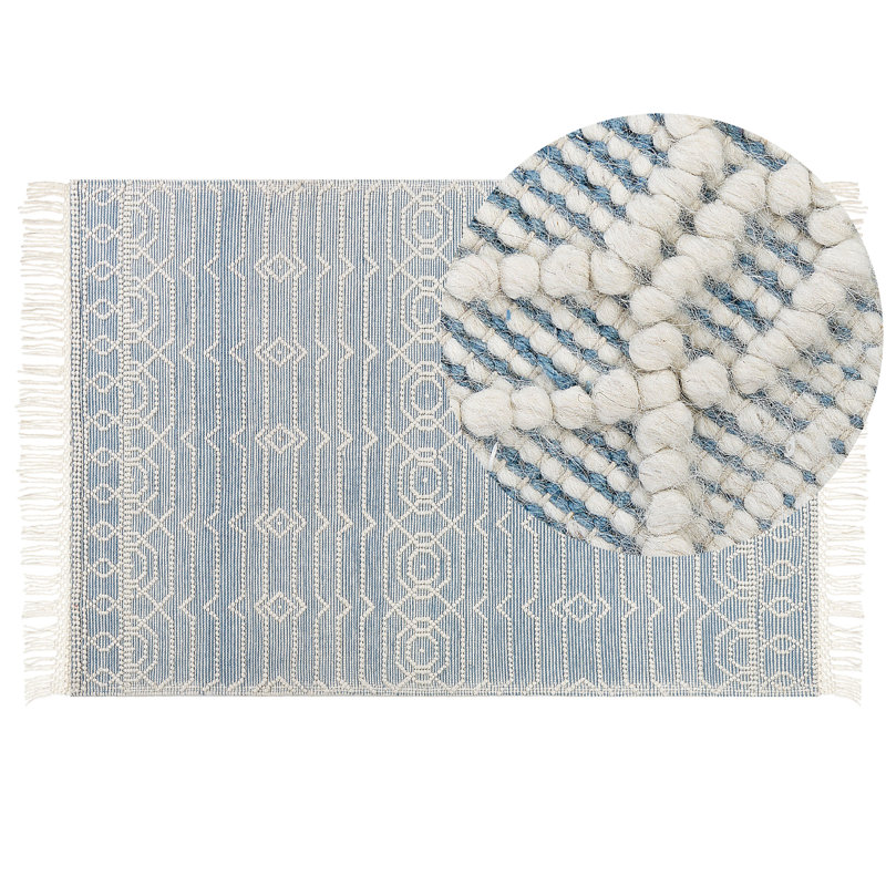 Overby Geometric Hand Woven 160cm X 230cm Area Rug