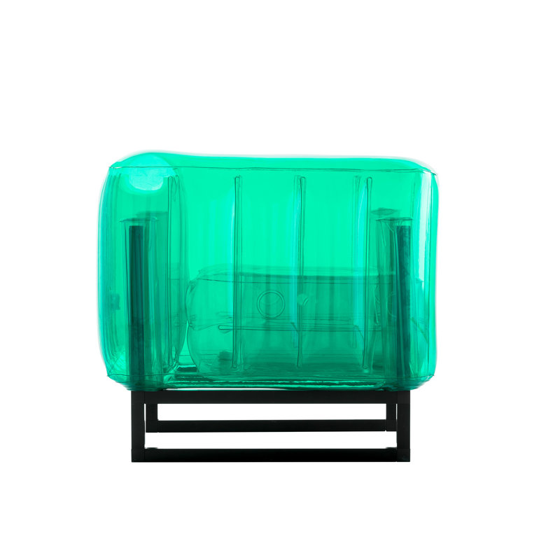 Yomi Outdoor Lounge Chair, Green
