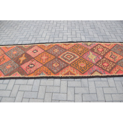 Tapis de couloir vintage rose Herki en rose antique pour le bureau ou la cuisine