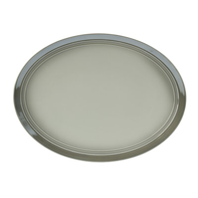 Mikasa Elura Gray 15 in. Oval Platter