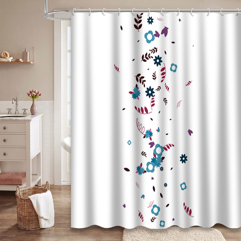 Rideau de douche Floral Spring Summer, L 72 po x l 72 po