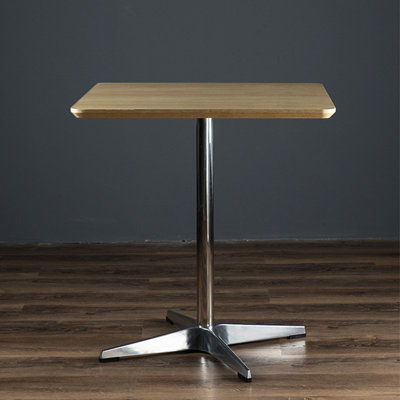 Burlywood Round Manufactured Wood Dining table