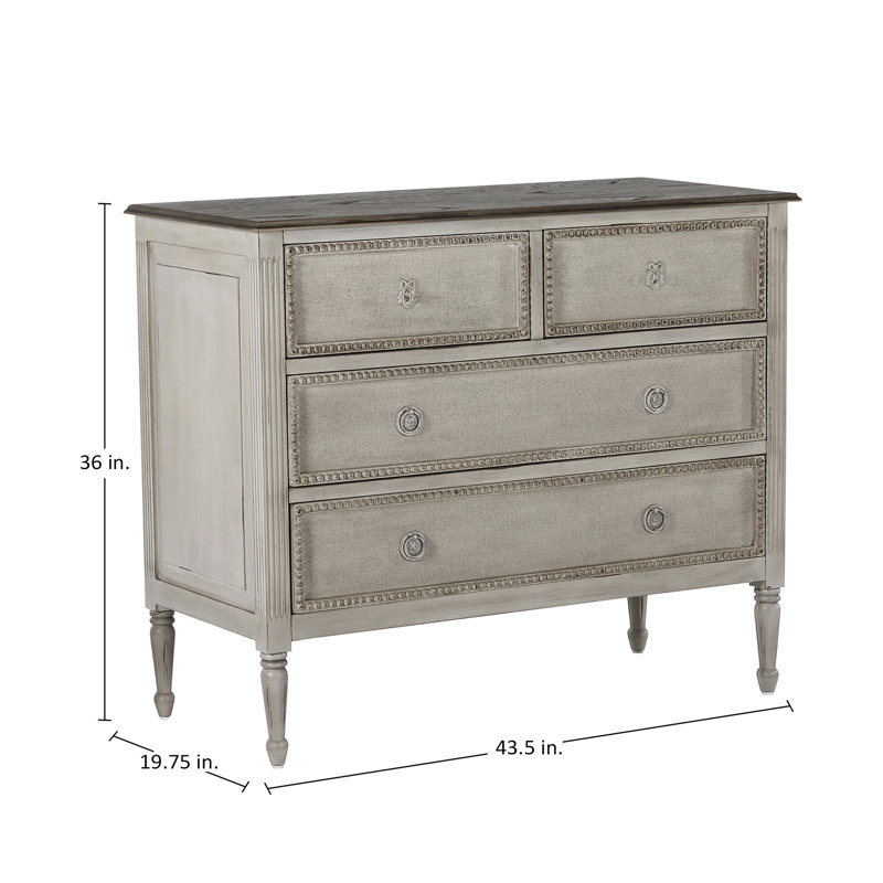 Caroline 4 Drawer Accent Chest