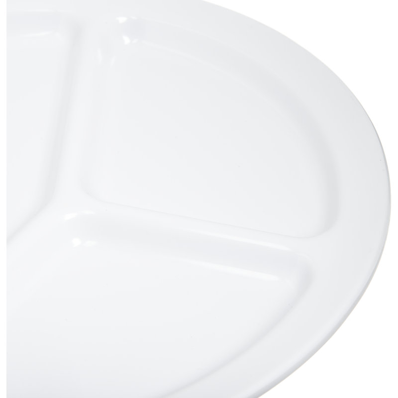 Beurrier en mélamine Kingline ™, Blanc