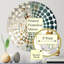 Deeric - Miroir décoratif cercles concentriques-559178439