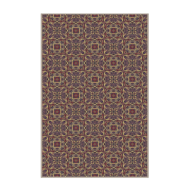 Tapis mauve Power Loom, Tapis de couloir 2 pi x 5 pi