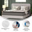 Matelas en mousse de polyuréthane Callista Taylor & Logan 13-88697130