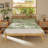 Low Profile Platform Bed With Rustic Style