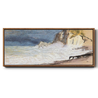 The Manneport, Etretat - Framed Canvas