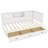 L-Shaped Bed Frame with Drawer and and Bookcase,Corner Bed Wooden Captain Bed-207677241