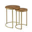 Ensemble de tables de bout Nesting Burlwood