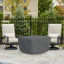 Heavy Duty Multipurpose Outdoor Square Fire Pit Cover, Durable & UV Resistant Patio Waterproof Cover Suitable For LAUREAN AEGEAN  Belle-1026758110-1026758096