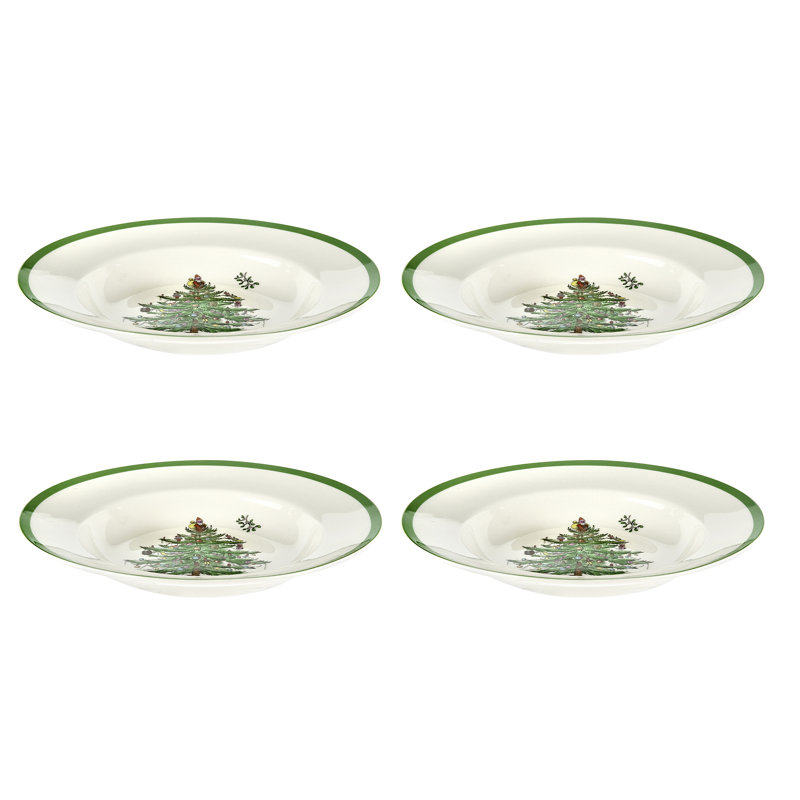 Spode Christmas Tree Soup Plate 9"