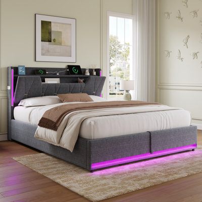 Upholstered Ottoman Bed
