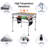 Pujol Square Outdoor Camping Table ,-2009389733