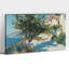 Art mural citron, art mural méditerranéen sur toile, cuisine italienne encadrée, images encadrées pour la cuisine, affiche murale de fruits prête à accrocher 12 po x 18 po-2121316347