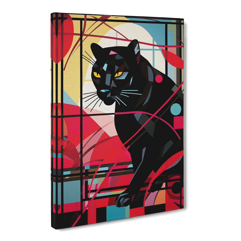 Panther Constructivism No.2 - No Frame Print, 50cm H x 35cm W x 3cm D