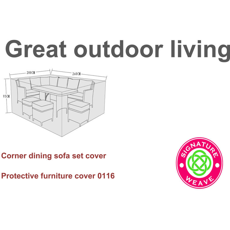 Outdoor Patio Dining Set Cover
