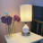 Ensemble de lampes de table blanches 16 po USB
