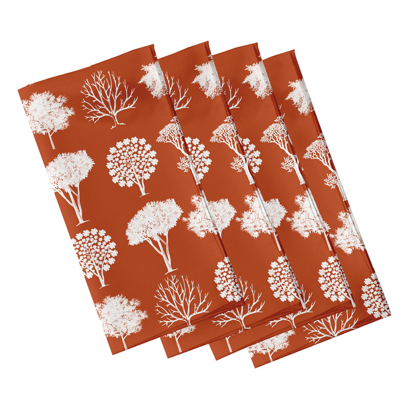 Chantae Field of Trees Napkins, Rust