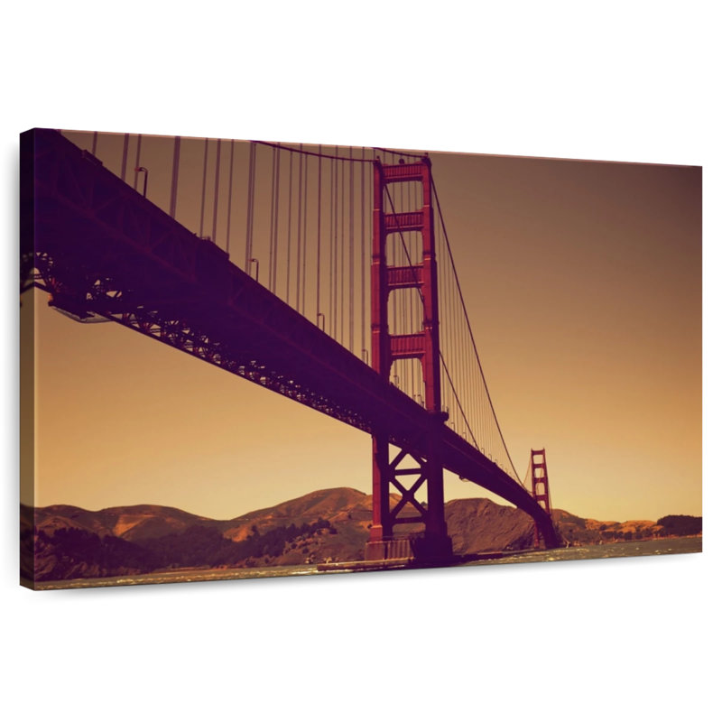 Lilie Sundown At Golden Gate, 30" H x 45" W