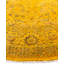Overdyed Hand-Knotted Wool Modern-Contemporary Yellow Area Rug 8' 2" x 8' 2"
