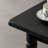Simple Black Ash Wood Rectangular Writing Desk-2139650057