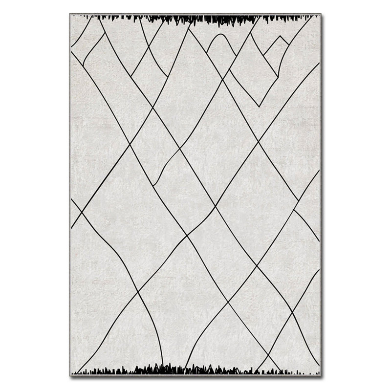 Luxurious Polyester Carpet, 3.3 x 4.6 Feet, 100% Velvet Fabric | 740 g/m², 0.08 in Pile Height | Non-Slip Felt Dot Underside, Laminated Sponge for Comfort | Easy to Clean, Machine Washable at 86°F