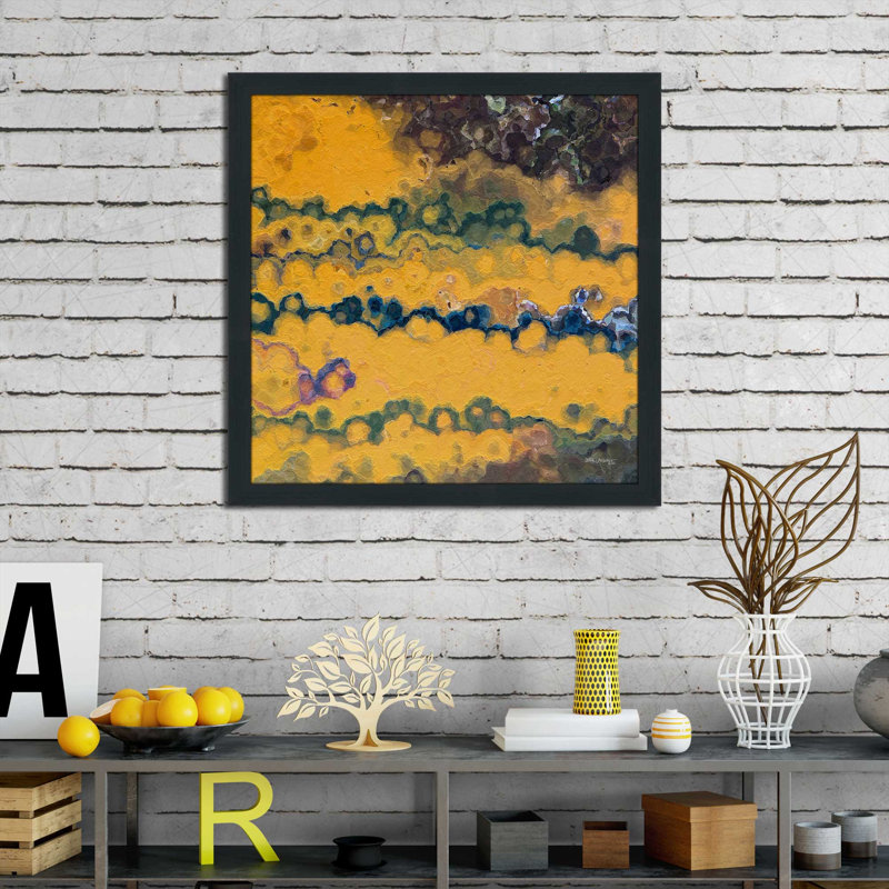 «John 14:12 Miracles Abound» par Mark Lawrence - reproduction, H 37,5 po x l 37,5 po x P 1 po, Cadre espresso