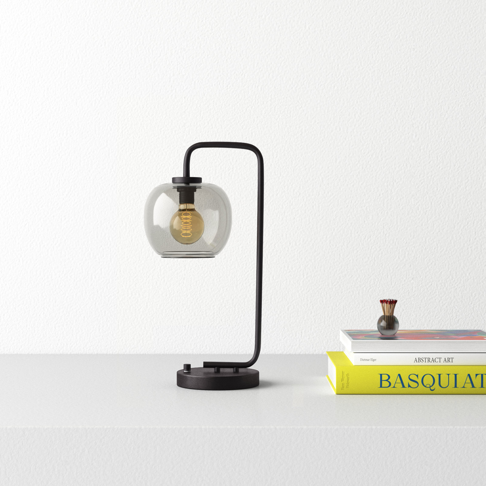 Glynda Metal Arched Lamp