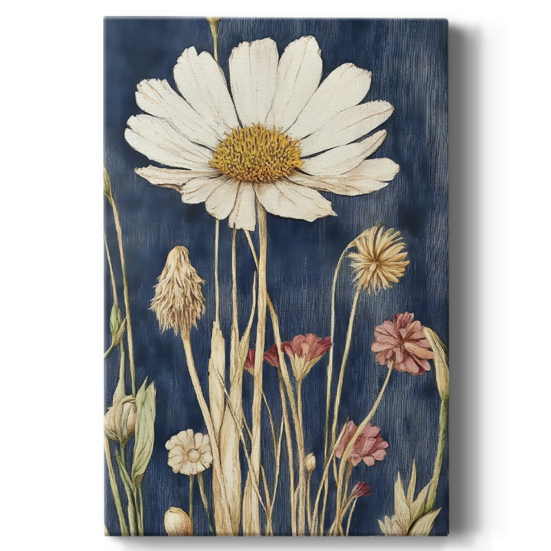 Floral CXIV Gallery Wrapped Canvas - Ready To Hang, 18" H x 12" W