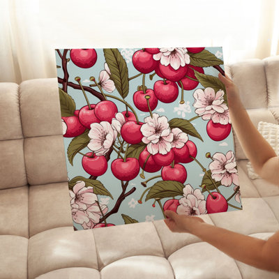 «Food and Kitchen Cherry Dreams V», reproduction d'art moderne sans cadre