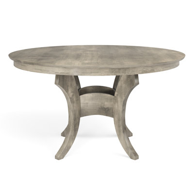 Crescent Base Pedestal Dining Table