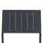 Ensemble de 2 chaises de salle à manger d'extérieur en métal robustes, capacité de 350 lb