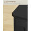 Coffre de rangement avec 2 charnières de sécurité, banc de rangement à plateau relevable, coffre de rangement pour chambre à coucher-1830438443-1830438444