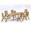 Marley Outdoor Teak Dining Set-81229749-175001155