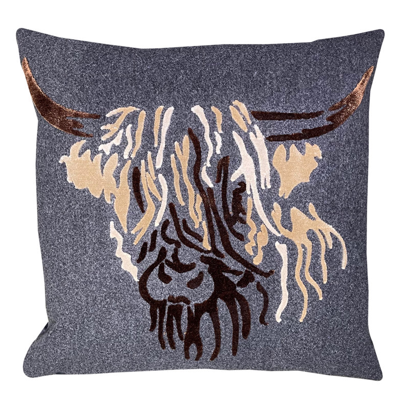 Neneh Abstract Gray Cushion